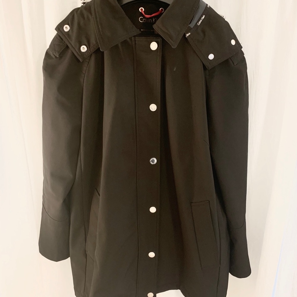 Calvin Klein Hooded Raincoat